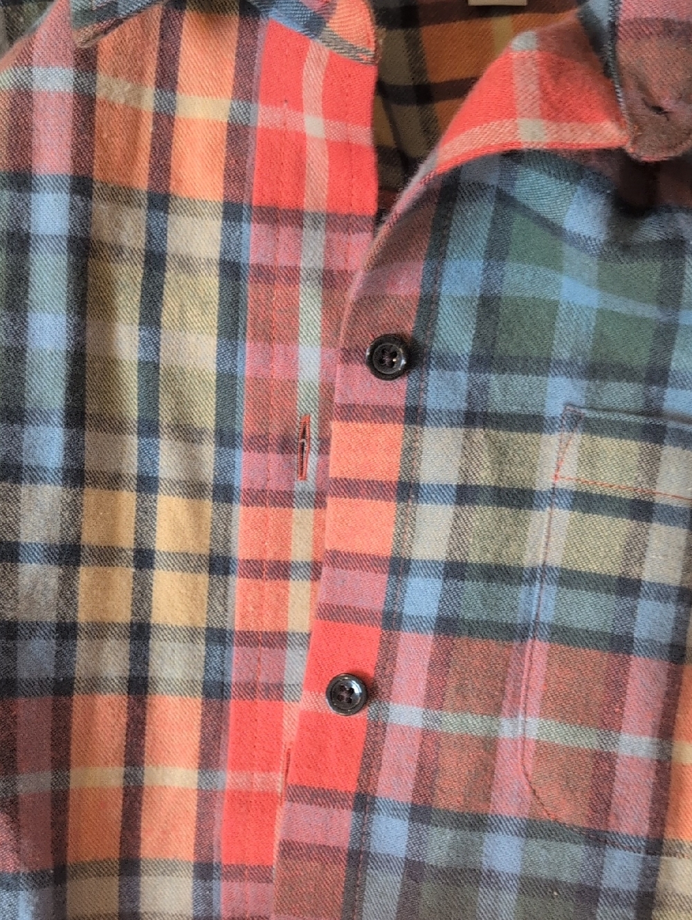 LL Bean Relaxed Fit Flannel Size M Women's - Picture 3 of 5